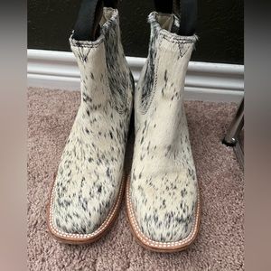 Cowhide Booties - Genuine Cowhide